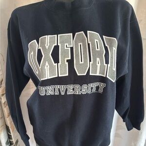 Oxford University navyCrewneck Sweater
